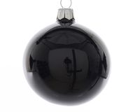 kerstbal glas d6 cm zwart 6st kerst - Decoris - thumbnail