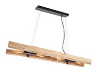 LABEL51 Hanglamp 'Woody' Hout, 4-lamps LABEL51 Hanglamp 'Woody' Hout, 4-lamps
