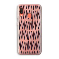 Marrakech Zigzag: Samsung Galaxy A20e Transparant Hoesje