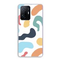 Memphis Shapes Blue: Xiaomi 11T Transparant Hoesje
