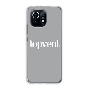 Topvent Grijs Wit: Xiaomi Mi 11 Transparant Hoesje