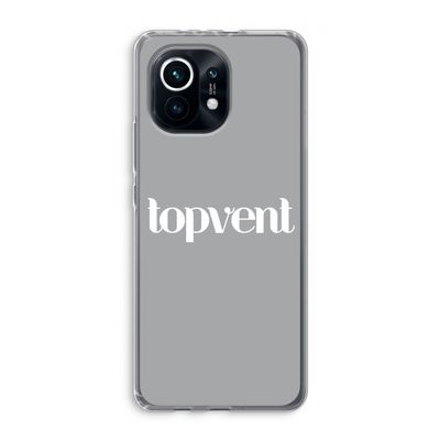 Topvent Grijs Wit: Xiaomi Mi 11 Transparant Hoesje