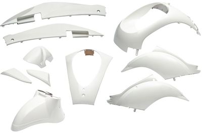 Edge plaatset mio 10 delig wit metallic