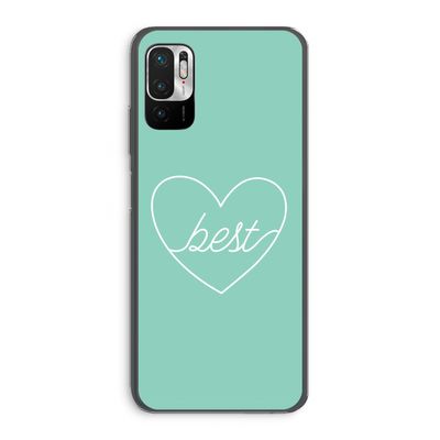 Best heart pastel: Xiaomi Redmi Note 10 5G Transparant Hoesje