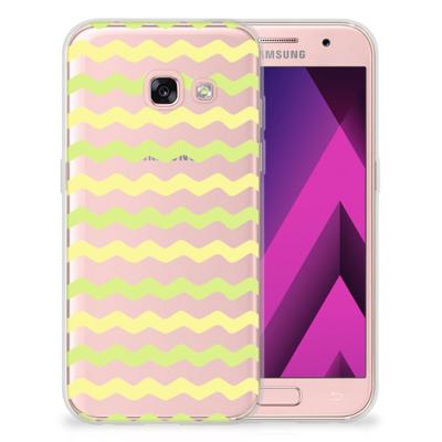 Samsung Galaxy A3 2017 | TPU bumper | Waves Yellow