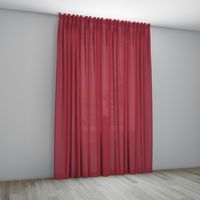 Overgordijn Athene Rood Coupage
