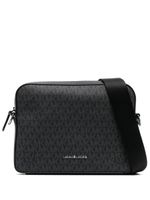 Michael Kors Dual monogram leather crossbody - Noir - thumbnail