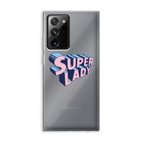Superlady: Samsung Galaxy Note 20 Ultra / Note 20 Ultra 5G Transparant Hoesje
