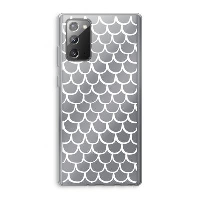 Dakpannetjes: Samsung Galaxy Note 20 / Note 20 5G Transparant Hoesje
