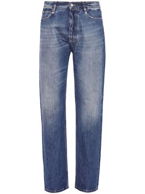 Ferragamo jean à coupe droite - Bleu