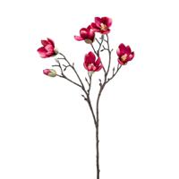 Kunstbloem Magnolia tak - 65 cm - dieproze - Kunst zijdebloemen   - - thumbnail