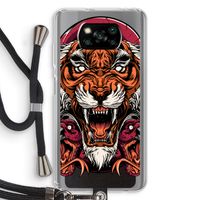 Tiger and Rattlesnakes: Xiaomi Poco X3 NFC Transparant Hoesje met koord