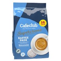 Caféclub - Supercreme Koffiepads Nuturmild - 36 pads - thumbnail