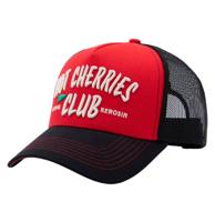 King Kerosin Hot Cherries Club Trucker Pet Rood & Zwart