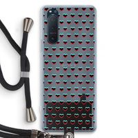 Hartjes: Sony Xperia 5 II Transparant Hoesje met koord