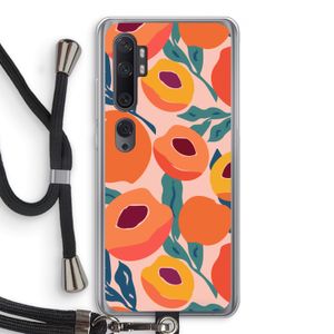 Perzik: Xiaomi Mi Note 10 Transparant Hoesje met koord