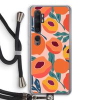 Perzik: Xiaomi Mi Note 10 Transparant Hoesje met koord