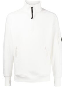 C.P. Company sweat à fermeture zippée - Blanc