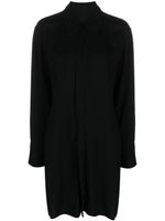 Yohji Yamamoto robe-chemise à design superposé - Noir - thumbnail