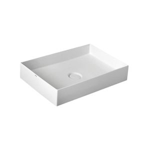 Waskom Sapho Storm Rechthoek 60x37x12 cm Keramiek Wit Sapho