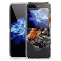 Smartphone hoesje Samsung Galaxy Z Flip 5 Watercolor Tiger