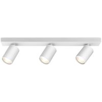 LED Plafondspot - Brinton Betin - GU10 Fitting - 3-lichts - Rond - Mat Wit - Kantelbaar - Aluminium LED Plafondspot - Brinton Betin - GU10 Fitting - 3-lichts - Rond - Mat Wit - Kantelbaar - Aluminium