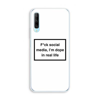 I'm dope: Huawei P Smart Pro Transparant Hoesje