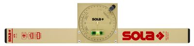 Sola Hellingwaterpas APN60, 60cm 360gr met NP 121 goud en tas - 01480701 - 01480701