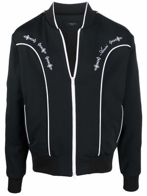 AMIRI veste bomber à finitions passepoilées - Noir