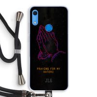 Praying For My Haters: Huawei Y6s Transparant Hoesje met koord
