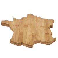 Cook concept Serveerplank France - 30 x 31 cm - hout - borrelplank/kaasplank