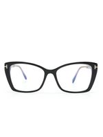 TOM FORD Eyewear lunettes de vue à monture papillon - Noir - thumbnail