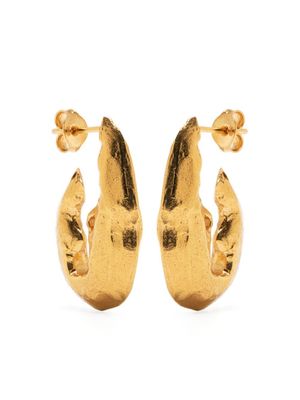 Alighieri The Gilded Crustacean hoop earrings - Or
