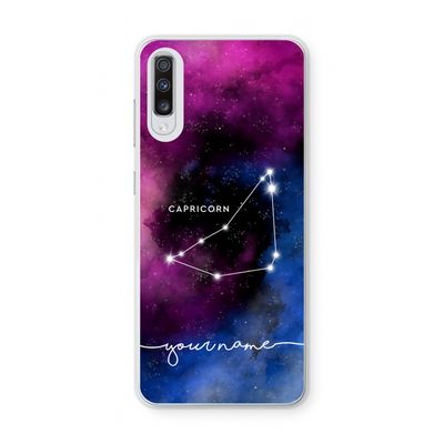 Sterrenbeeld - Donker: Samsung Galaxy A70 Transparant Hoesje