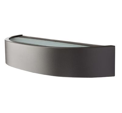 SG Curve LED grafiet 10W 3000K dimbaar IP65 IK06 623341 buitenlamp met licht naar boven en onder