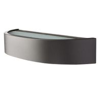 SG Curve LED grafiet 10W 3000K dimbaar IP65 IK06 623341 buitenlamp met licht naar boven en onder