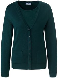 Twinset 100% scheerwol Van Peter Hahn groen