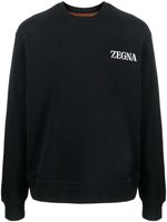 Zegna sweat #UseTheExisting™ en coton - Noir