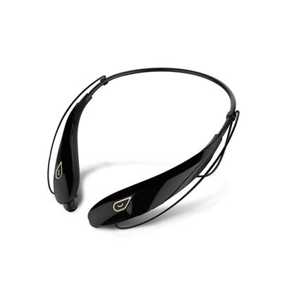 Large Capacity Battery Handsfree Sport Wireless Bluetooth Stereo Earphones with Mic(Black gold)