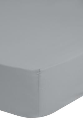 Good Morning Hoeslaken, Zilver - (90x220 cm) - Katoen Jersey