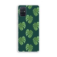 Monstera leaves: Galaxy A71 Transparant Hoesje