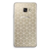 Zwart-witte kubussen: Samsung A3 (2017) Transparant Hoesje Zwart-witte kubussen: Samsung A3 (2017) Transparant Hoesje