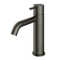 Wastafelmengkraan Hotbath Cobber 1-hendel Gebogen 21.6 cm Verouderd IJzer