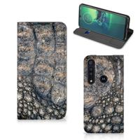 Motorola G8 Plus | Hoesje maken | Krokodillenprint