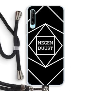 Negenduust geometrisch: Huawei P Smart Pro Transparant Hoesje met koord