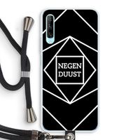 Negenduust geometrisch: Huawei P Smart Pro Transparant Hoesje met koord