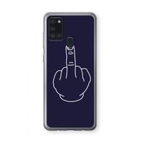 F**k U: Samsung Galaxy A21s Transparant Hoesje