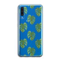 Monstera leaves: Samsung Galaxy A50 Transparant Hoesje