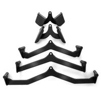 Set Uittrekbare Zijbevestigingen V Katrol Kabelklemmen voor T-Stang Rugtraining voor Biceps en Triceps