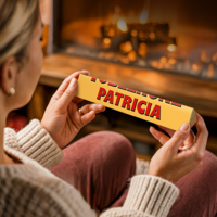 Toblerone reep met naam en foto - 100 gram Toblerone reep met naam en foto - 100 gram